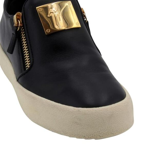 Giuseppe Zanotti Zip Slip-on 38 Leather Sneakers GZ-0208N-0016 - Picture 8 of 9